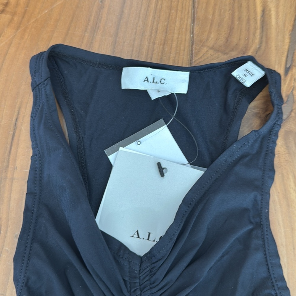ALC ADLEY RUCHED Sleeveless Top  TANK Size small S NWT - Picture 5 of 8